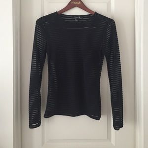 Long sleeve black shirt