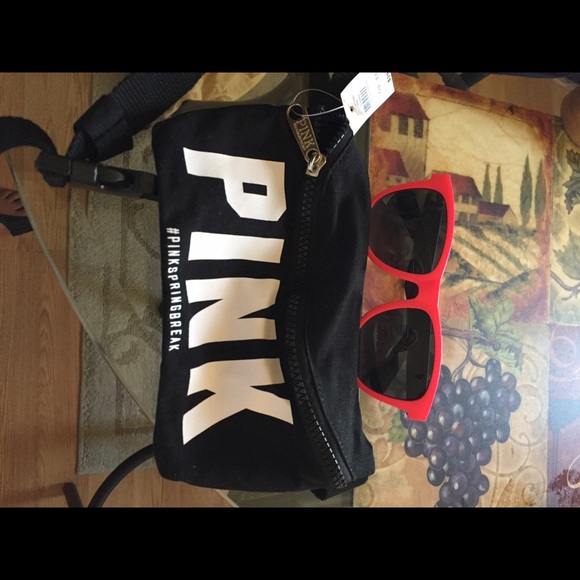 Vs pink sunglasses and fanny pack❌❌SOLD ❌❌