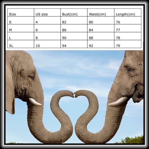 ELEPHANT PRINT DRESS            🎉HPX7🎉 - Picture 2 of 3