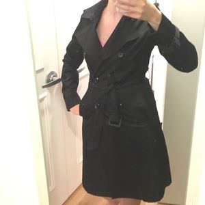Black trench coat