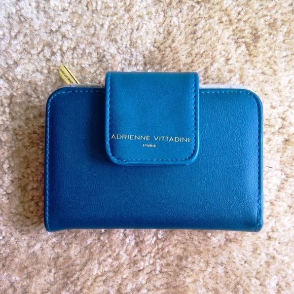 Adrienne Vittadini Small Blue Wallet