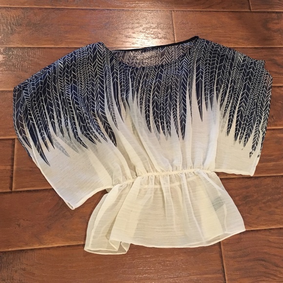 🔴🔵🎉HOST PICK 🔴🔵🎉 Papaya patterned shirt