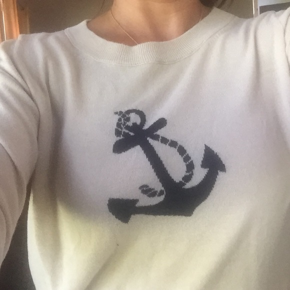 J. Crew Anchor sweater soft cotton size Small