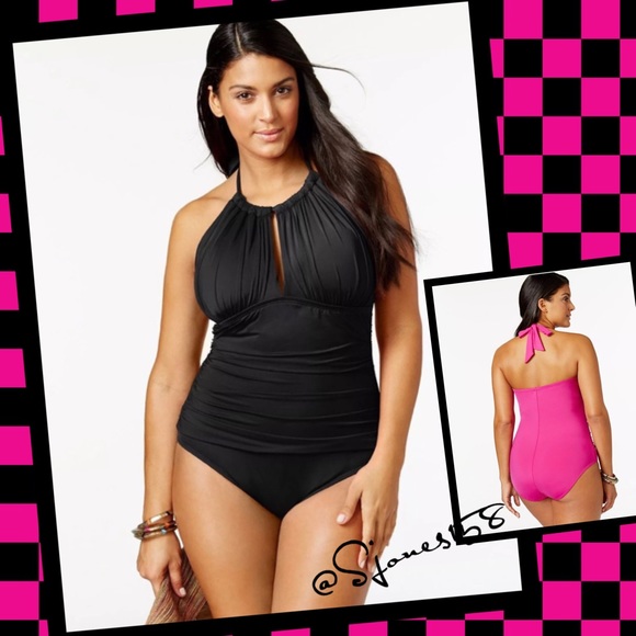 kenneth cole keyhole swimsuit