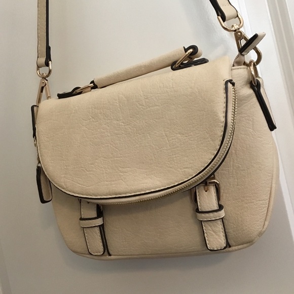 Cream Crossbody Bag