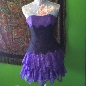 Purple lace prom/fairy dress