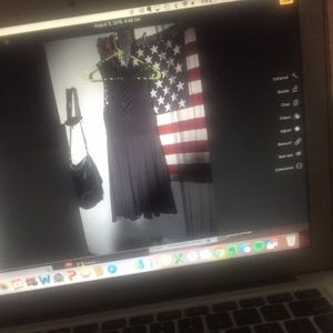Gray skater dress