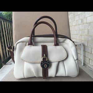 Dooney and Burke Samba Leather Square Satchel