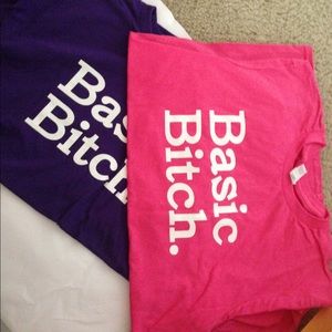 'Basic Bitch' custom tshirt - ultra cotton tshirt.