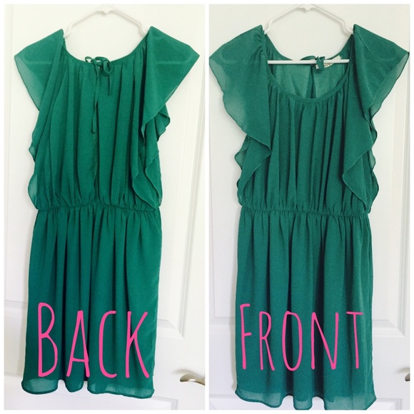 Green Flirty Dress!