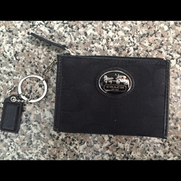 Coach keychain coin purse