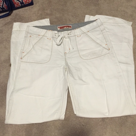 SALE!! Gap wide leg white trouser jeans