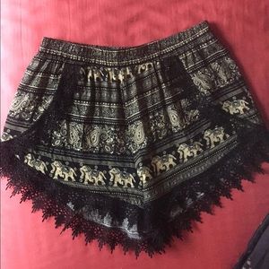 Elephant and Paisley shorts