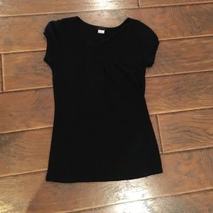 Black casual top