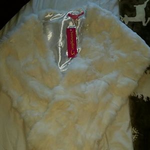 White Fur scarf