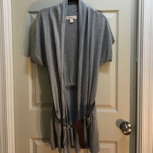 Michael Kors Belted Short Sleeve Sweater