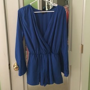 Lulus blue romper