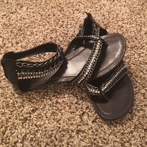 Rhinestone Gladiator Sandals