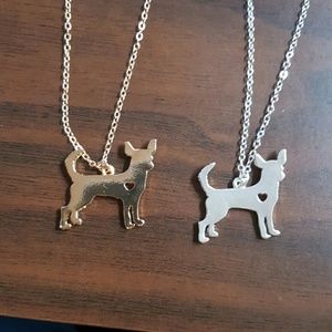 **FINAL PRICE**Chihuahua pendant necklace