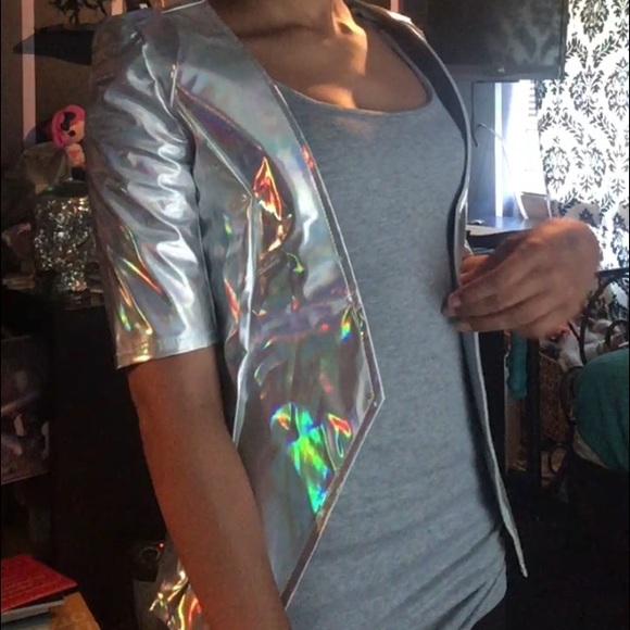 NWT holographic jacket