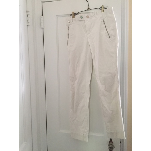 White corduroys