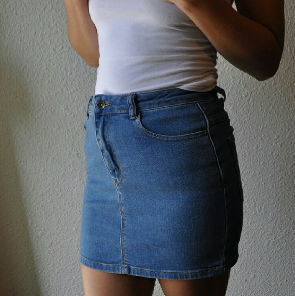 Kimchi Blue Denim Skirt