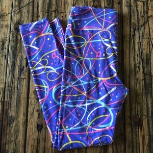 LuLaRoe Limited Edition Birthday Leggings OS