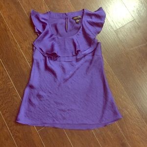 Purple Silk Top Spence