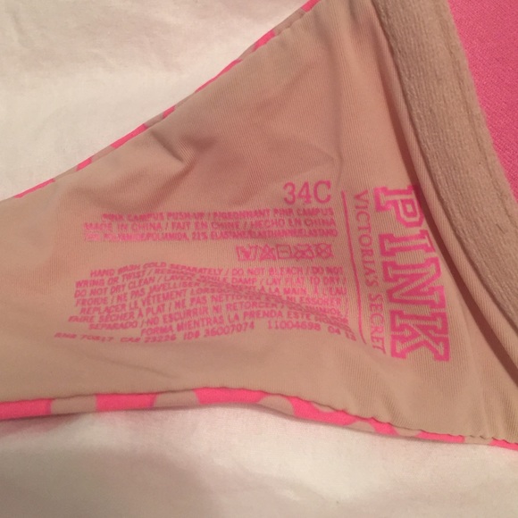 Victoria's Secret PINK campus push-up bra 34C - Picture 3 of 4