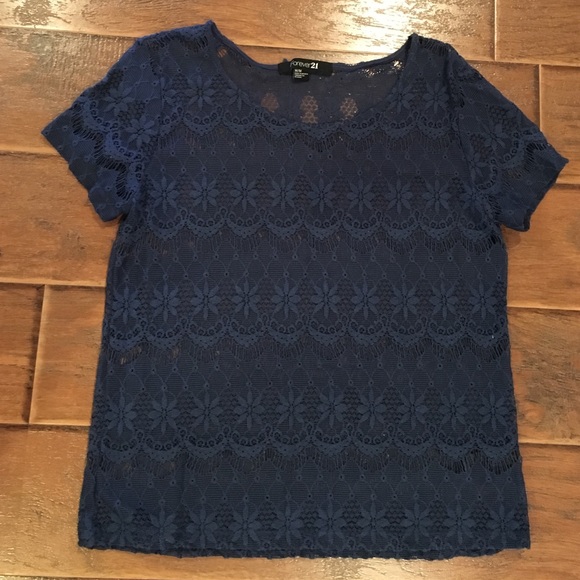 Forever 21 lace-like top