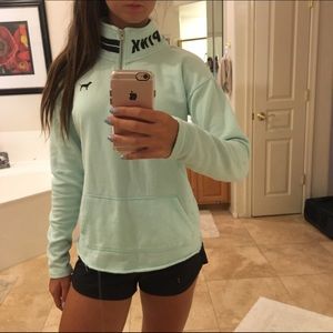 Pink by Victoria secret quarter zip jacket