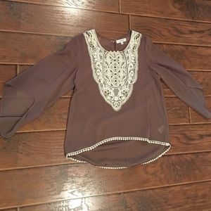Altar'd stage peasant top