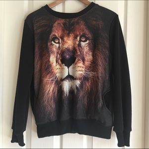 HQ Lion Crewneck Hoodie