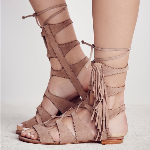 Shutz brand fringe sandals