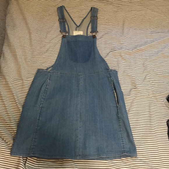 Jean overall dress