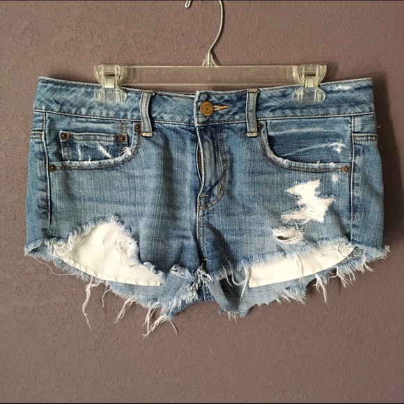 American Eagle Distressed Denim Shorts