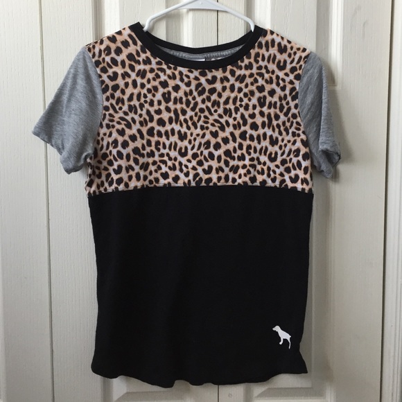 cheetah print Victoria's Secret pink tshirt