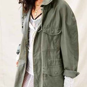 Urban Outfitters Military Jacket Distressed