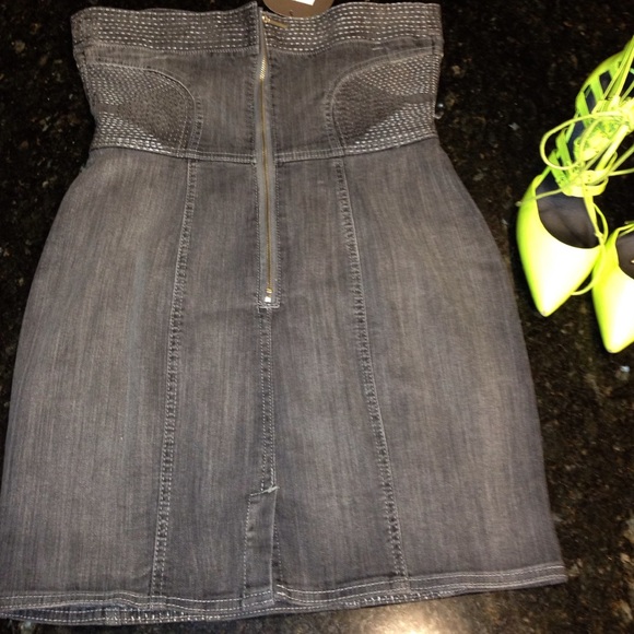 ⭐️SOLD⭐️BNWT $105 Costa Blanca Denim & Strapless - Picture 2 of 4