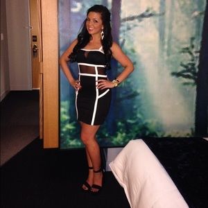 XOXO black & white dress