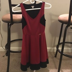 Red and Black Guess Dress