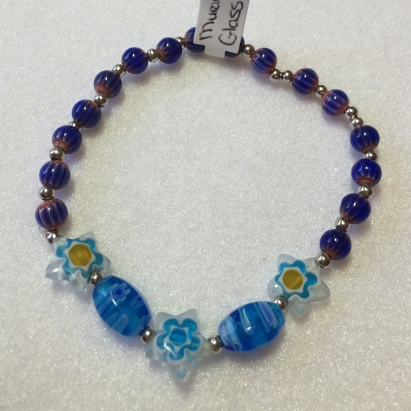 SOLD ELSEWHERE Murano Glass Colorful Bracelet Set - Picture 2 of 3