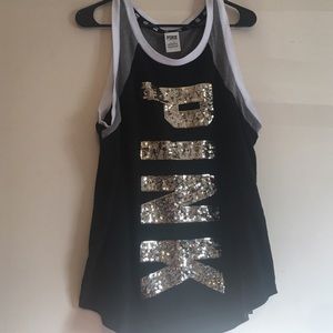 Black and Gray Tank from PINK