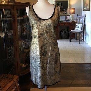 Tory burch gold dress