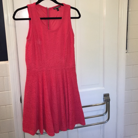 Coral express lace dress!