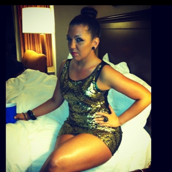 XOXO sequin dress