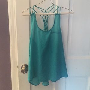 Teal tank top