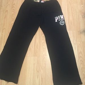 Black Boyfriend Sweatpants from PINK