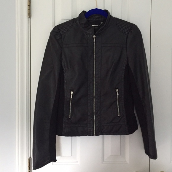 Express (minus the) leather moto jacket