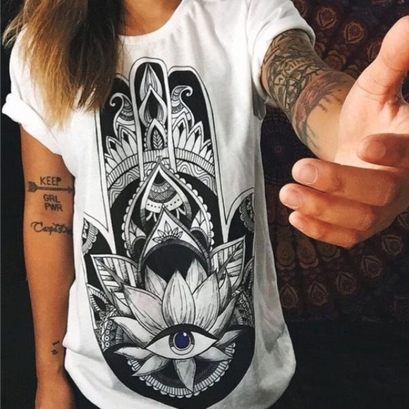 Hamsa Hand Tee